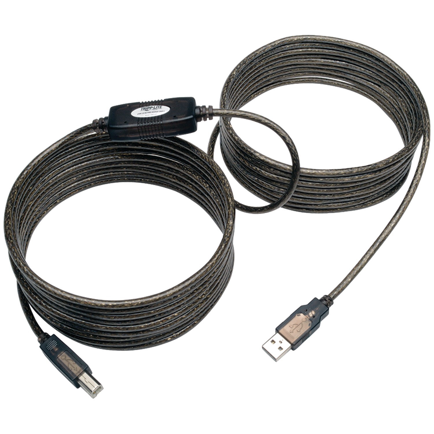 Tripp Lite U042-025 2.0 Hi-speed A/b Active Repeater Cable, 25ft - image 1 of 1