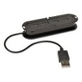 thumbnail image 1 of Tripp Lite U222-004-R 4-Port USB 2.0 Ultra-Mini Hub Black U222004R, 1 of 8