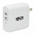 thumbnail image 1 of Tripp Lite U280-w02-68c2-g 68 Watts 2 Port Compact Gan Technology Pd3.0 Usb C Wall , White, 1 of 5