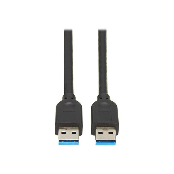 Tripp Lite U325-015 USB 3.0 SuperSpeed A to A Cable for Tripp Lite USB 3.0 All-in-One Keystone/Panel Mount Couplers (M/M), Black,15 ft. (4.6 m)