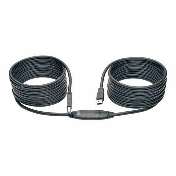 Tripp Lite U328-025 USB 3.0 SuperSpeed Active Repeater Cable (AB M/M), 25-ft.