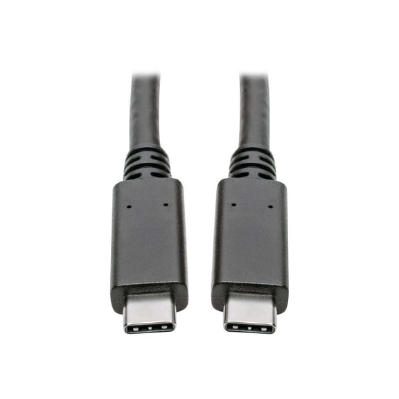Tripp Lite U420-C06 USB Type-C to Type-C Cable, M/M, 3.1, Gen 1, 5 Gbps, 6 ft. - Thunderbolt 3, USB-IF Certified, 3A