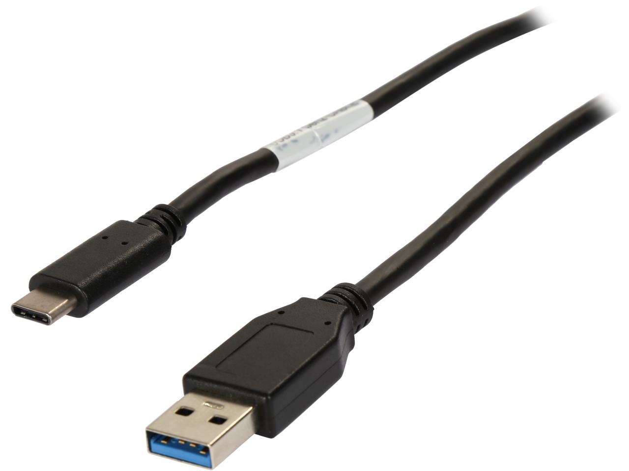 Tripp Lite U428-003-G2 Black USB 3.1 Gen 2 (10 Gbps) Cable, USB Type-C (USB-C) to USB-A - image 1 of 3