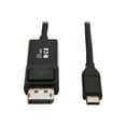 thumbnail image 1 of Tripp Lite USB C to DisplayPort Adapter Cable USB 3.1 Locking 4K USB-C 6ft (u444-006-dp-be), 1 of 6