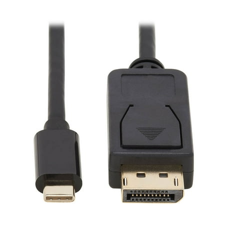 Tripp Lite C To Displayport Adapter Cable, Bi-directional 4k 60hz, Locking Dp Connector, Hdr, M/m, 6 Ft. - Displayport Cable - Type-c (m) Reversible To Displayport (m) Locking - 3.1 Gen 1 /