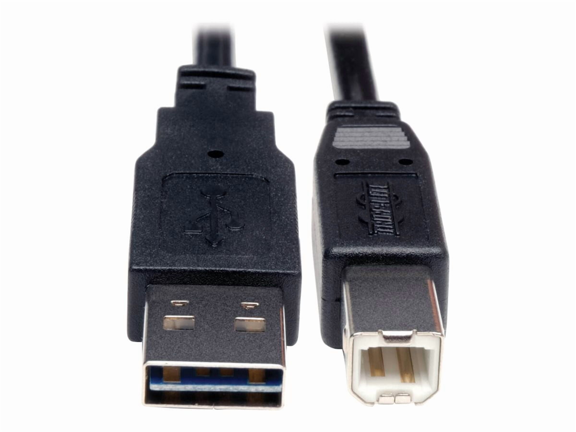 Tripp Lite 1ft Universal Reversible USB 2.0 Hi-Speed Cable (Reversible A to B)