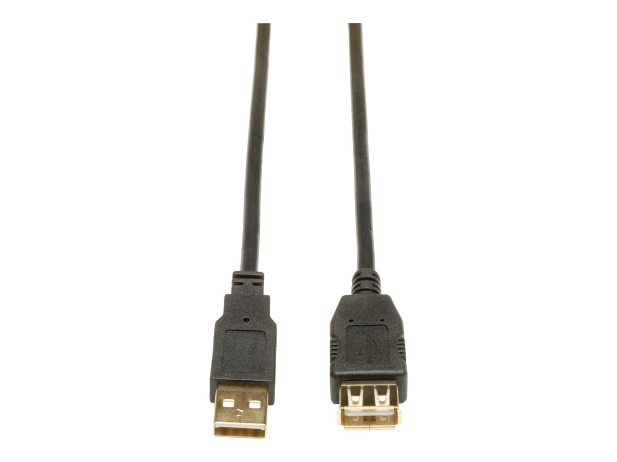 Tripp Lite USB 2.0 Gold Extension Cable, 3', U024-003