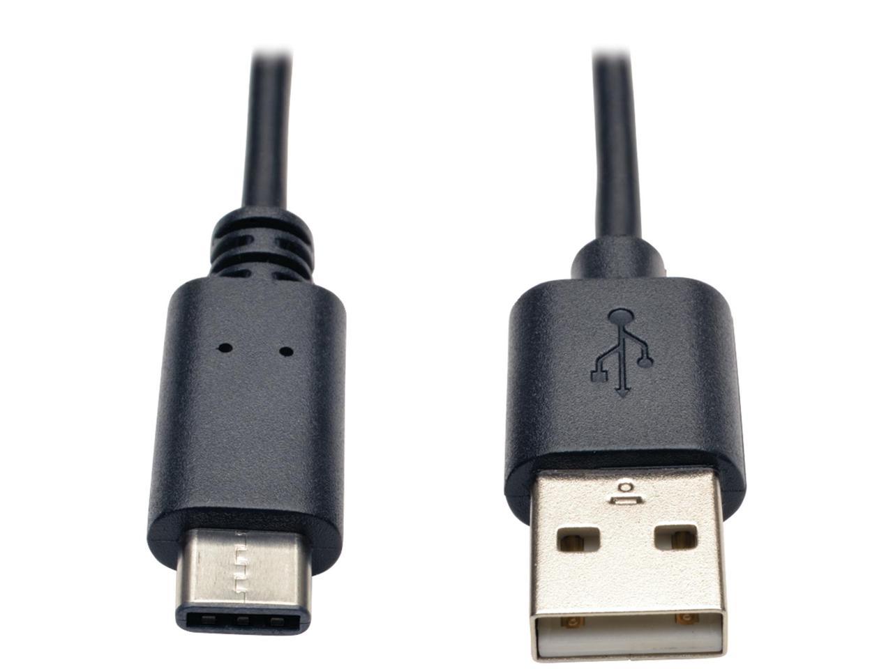 Tripp Lite USB 2.0 Hi-Speed Cable (A Male to USB Type-C Male), 3-ft. - image 1 of 15