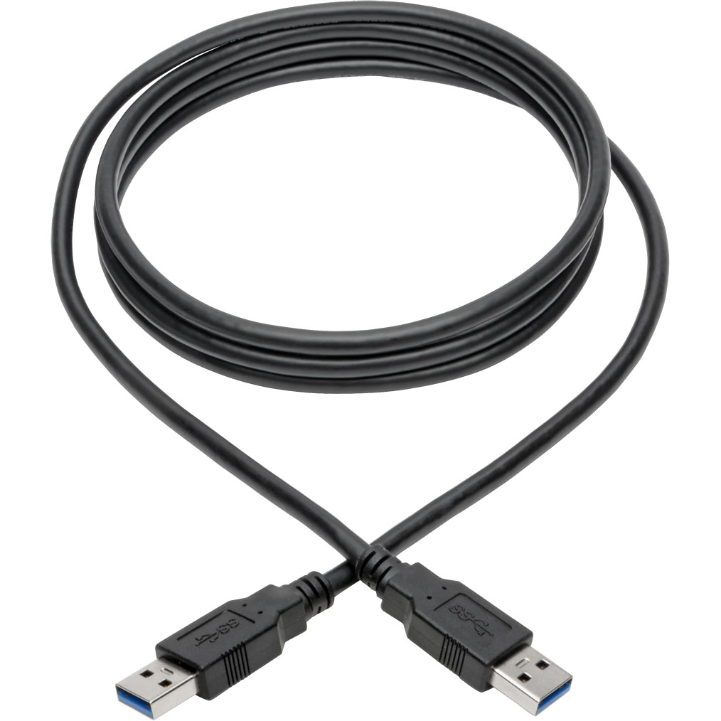 Tripp Lite USB 3.0 SuperSpeed A/A Cable for Tripp Lite USB 3.0 All-in-One Keystone/Panel Mount Couplers (M/M), Black, 3 ft. - image 1 of 4