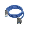 thumbnail image 1 of Tripp Lite 3ft USB 3.0 SuperSpeed Keystone Jack Type-A Extension Cable (M/F), 1 of 6