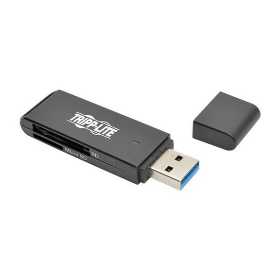 Tripp Lite USB 3.0 SuperSpeed SD & Micro SD Adapter, Memory Card Media Reader 5 Gbps