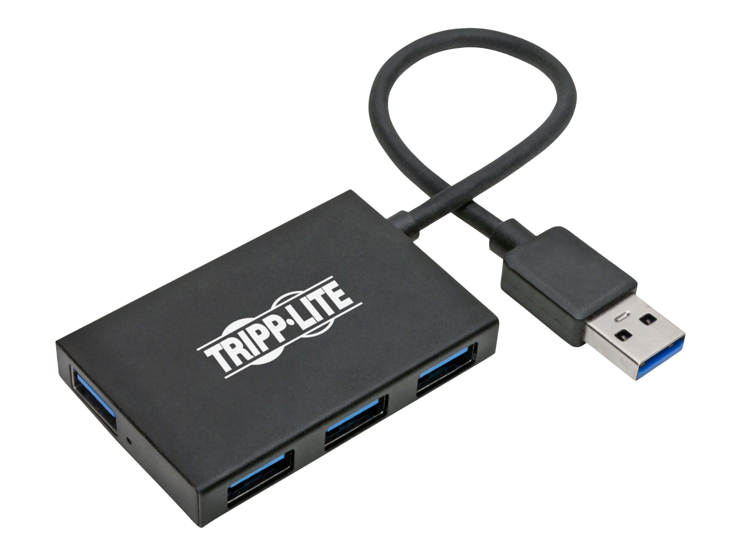 Tripp Lite USB 3.0 SuperSpeed Slim Hub, 5 Gbps 4 USBA Ports