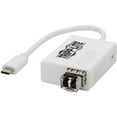 thumbnail image 1 of Tripp Lite USB C 3.1 to Fiber Transceiver Gigabit Ethernet Adapter SMF LC, 1 of 13