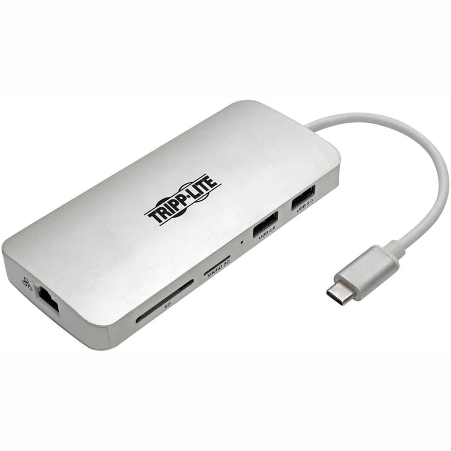Tripp Lite USB-C Docking Station, Silver