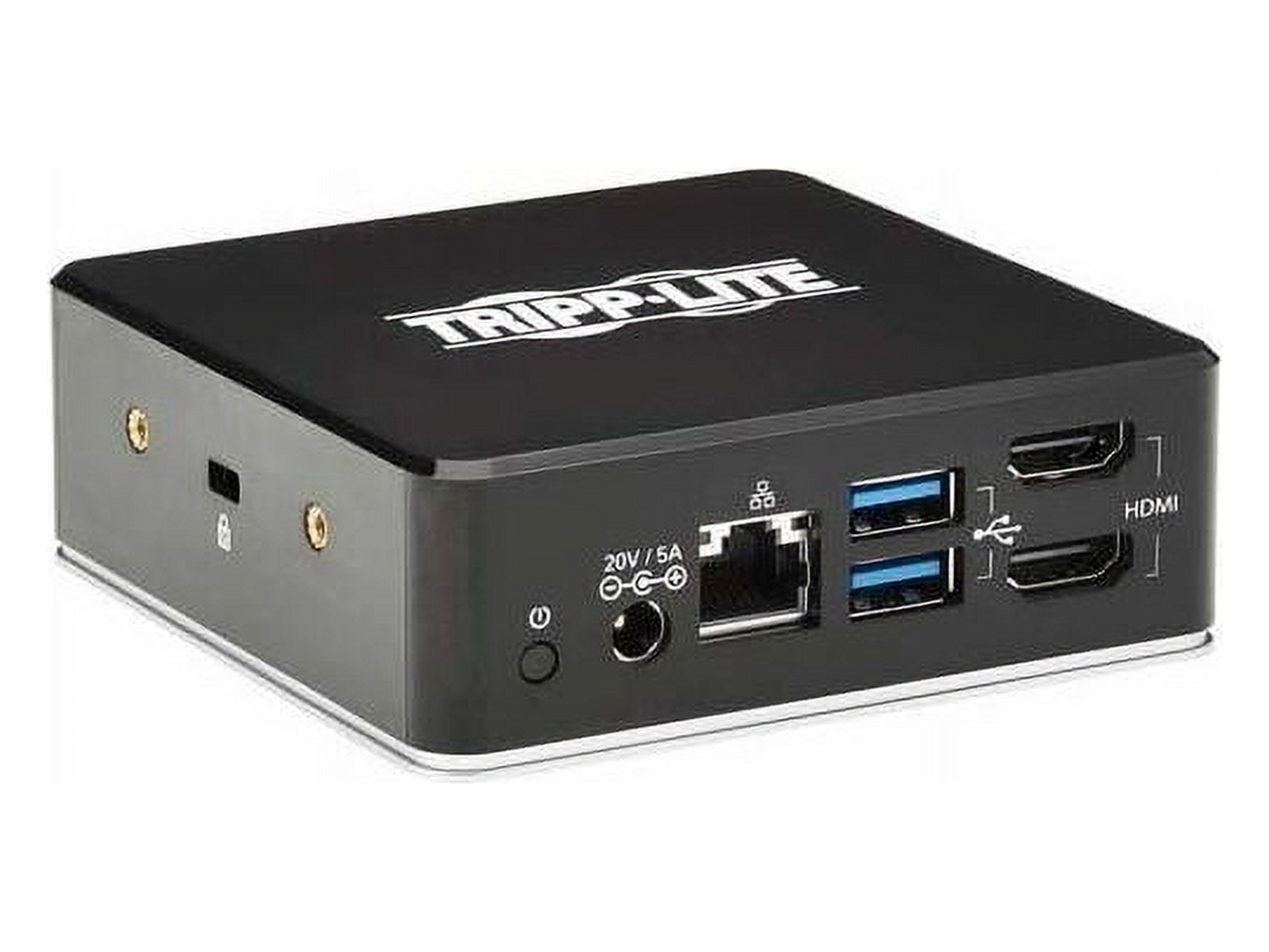 Tripp Lite USB C Dock Dual Display HDMI USB 3.2 Gen 1 USB-A Hub Gbe 3.5mm
