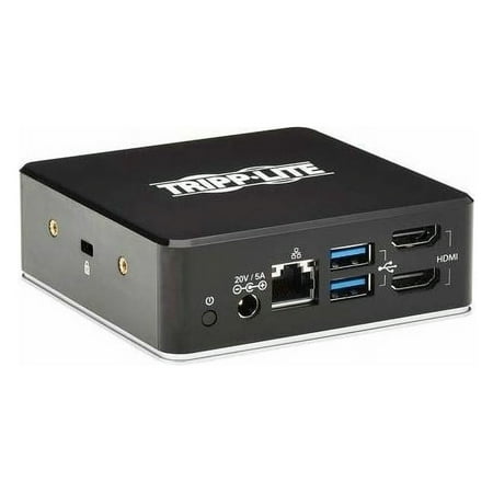 Tripp Lite USB C Dock Dual Display HDMI USB 3.2 Gen 1 USB-A Hub Gbe 3.5mm