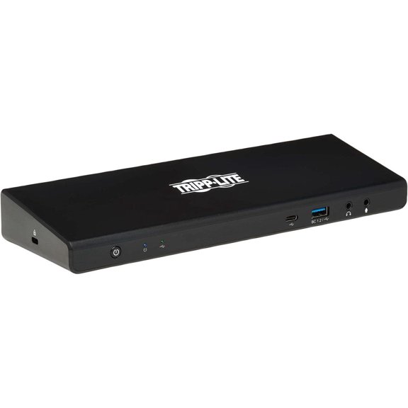 Eaton Tripp Lite Series USB-C Dock, Dual Display - 5K 60 Hz DP, 4K 60 Hz HDMI, USB 3.x (5Gbps), USB-A/C Hub, GbE, 85W PD Charging - for Notebook/Tablet/Smartphone - 85 W - USB Type C - 6 x USB Port...
