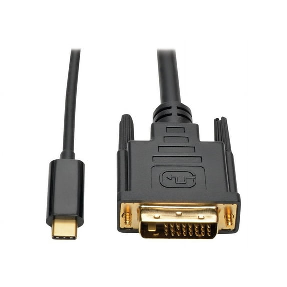Tripp Lite USB C to DVI Adapter Converter Cable 1080p Type C to DVI 3ft (U444-003-D)