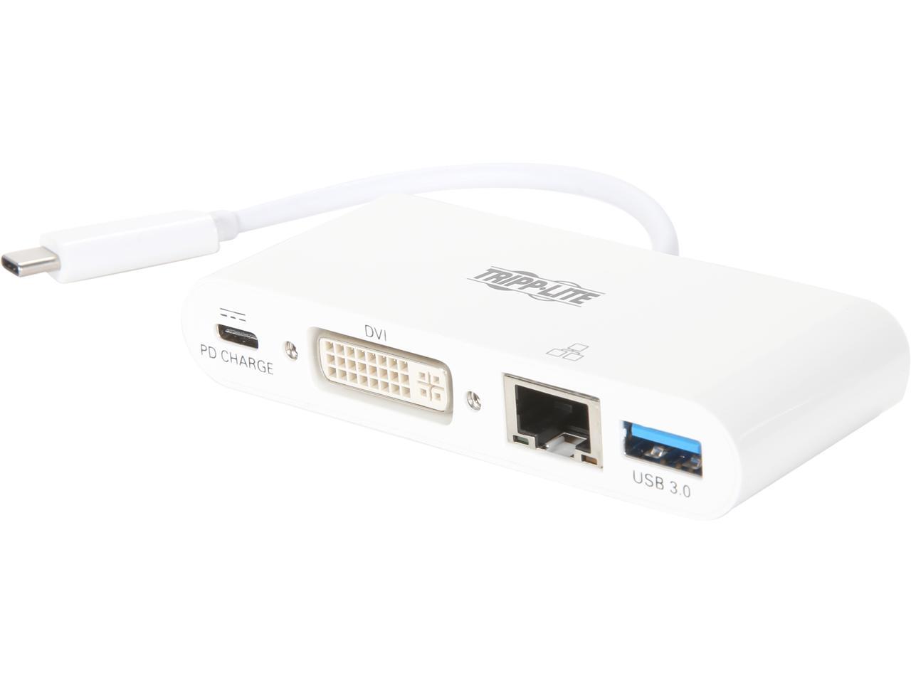 Tripp Lite USB C to DVI Multiport Adapter Converter Hub 6in USB Type C to DVI (U444-06N-DGU-C) - image 1 of 4