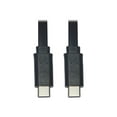 thumbnail image 1 of Tripp Lite 6ft USB C to USB C Flat Thunderbolt 3 Cable Black U040006CFL, 1 of 2