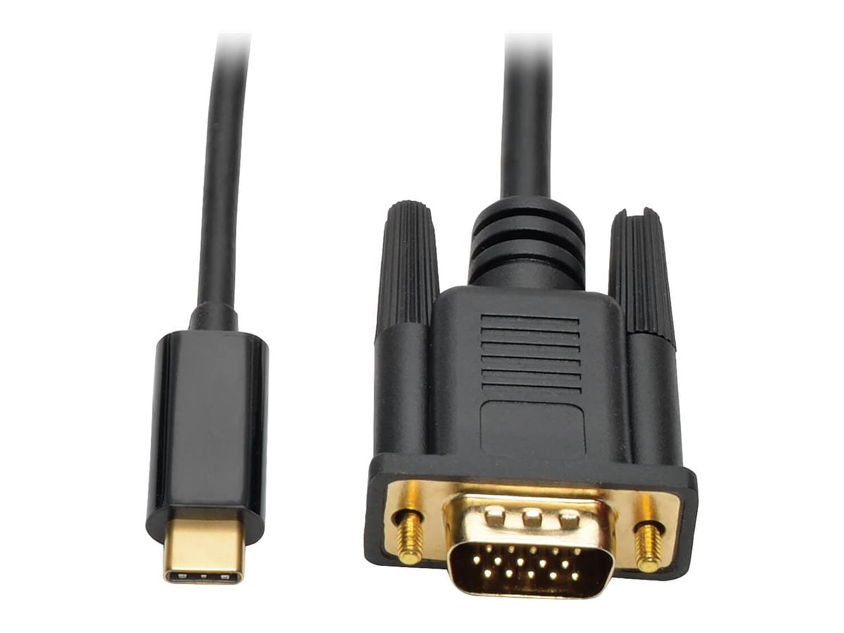 Tripp Lite USB C to VGA Adapter Converter Cable 1080p Type C to VGA 6ft (U444-006-V)