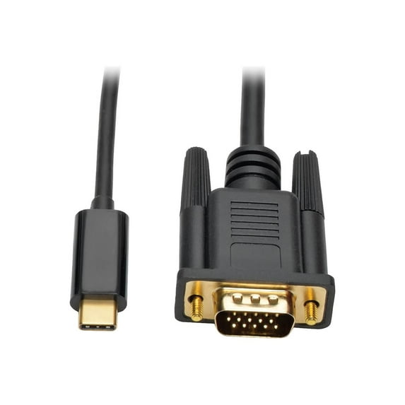 Tripp Lite USB C to VGA Adapter Converter Cable 1080p Type C to VGA 6ft (U444-006-V)