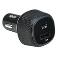 thumbnail image 1 of Tripp Lite USB Car Dual-Port with 45w - USB-C (27w) Qc4+, USB-A (18w) Qc 3.0, Black - Car Adapter - 45 Watt - 3 A - Pd 3.0, Qc 4+ - 2 Output Connectors - Black, 1 of 5