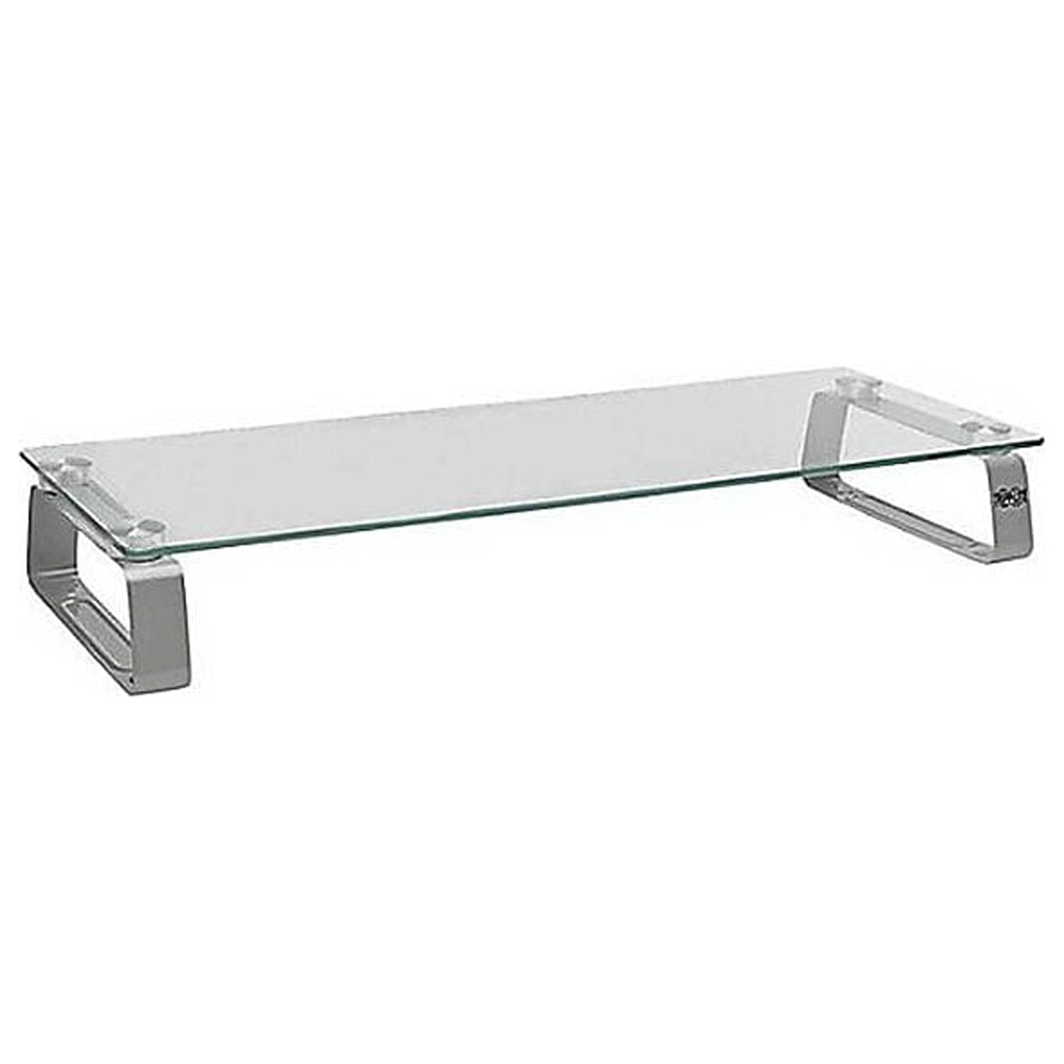 Adjustable Tempered Glass and Aluminum Desktop Monitor Stand