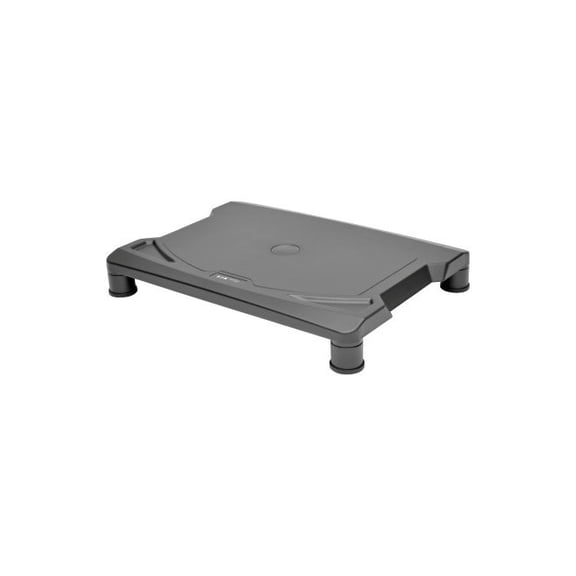 Tripp Lite Universal Monitor Riser Stand Computer Laptop Printers 1.25-5.5 40 lb Load Capacity - 5.5" Height x 15.6" Width x 11.3" Depth - Desktop, Tabletop - Black