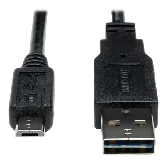 Tripp Lite Universal Reversible USB 2.0 Cable, 28/24AWG (Reversible A to 5Pin Micro B M/M), 6 ft.