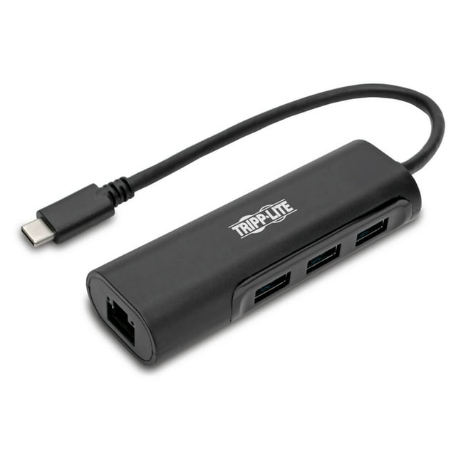 Tripp Lite U460-003-3A1GB USB-C Multiport Hub Adapter w/ 3 USB-A - Black