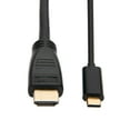 thumbnail image 1 of Tripp Lite Usb C To Hdmi Adapter Cable Usb 3.1 Gen 1 4k M/m Usb-c Black 6ft - Video Cable - Hdmi Male To Usb-c Male Reversible - 6 Ft - Black - 4k Support, 1 of 5