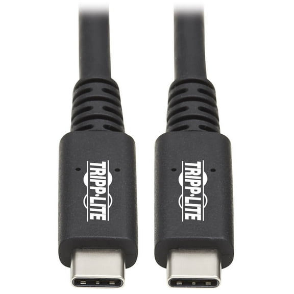 Tripp Lite Usb4 40gbps Cable (m/m) - Type-c, 8k 60 Hz, 100w Pd , Black, 31 In. (0.8 M) - Cable - Type-c (m) To Type-c (m) - Usb4 / Thunderbolt 3 / Displayport - 20 V - 5 A - 2.6 Ft - Delivery