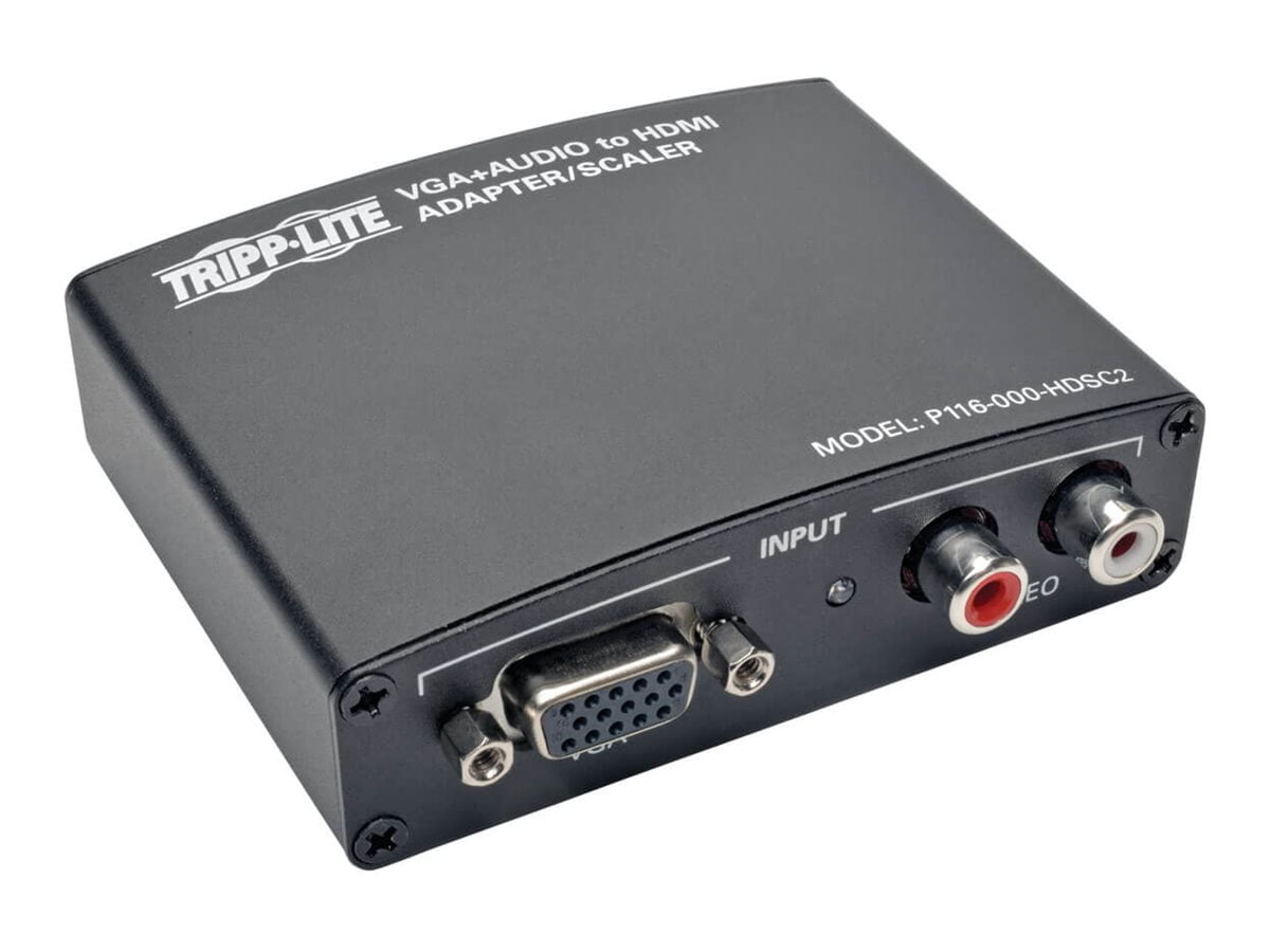 Tripp Lite VGA with RCA Stereo Audio to HDMI Converter/Scaler