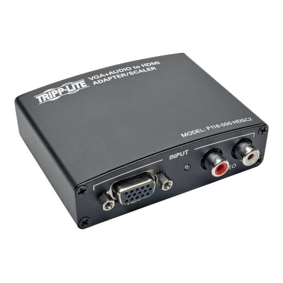 Tripp Lite VGA with RCA Stereo Audio to HDMI Converter/Scaler