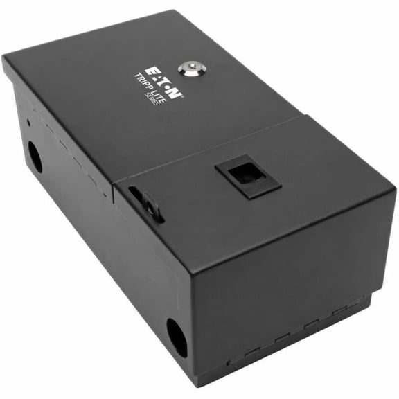 Tripp Lite Fiber Optic Wallmount Distribution Enclosure, 2-Panel Capacity - Wall Mountable for Patch Panel - Black - Cold-rolled Steel (CRS)