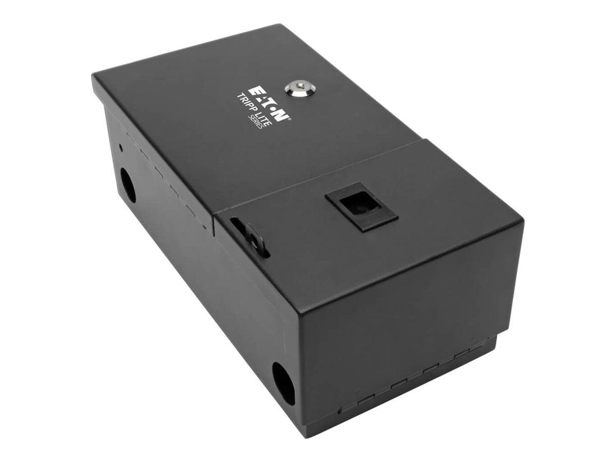 Eaton Tripp Lite Series Fiber Optic Wallmount Distribution Enclosure, 2-Panel Capacity - Fiber-optic distribution box - wall mountable - black