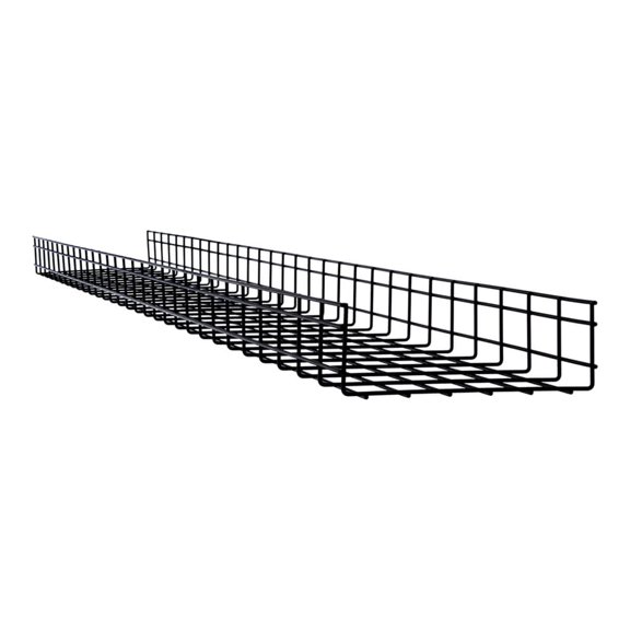 Tripp Lite Wire Mesh Cable Tray - 300 x 100 x 3000 mm [12 in. x 4 in. x 10 ft.], 6 Pack (srwb12410str6)