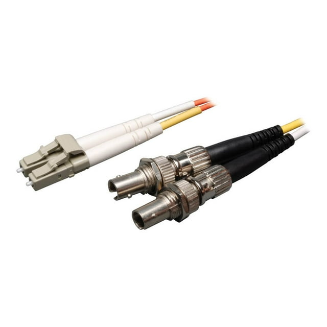 Eaton Tripp Lite Series 0.3M Duplex Multimode Fiber Optic 50/125 Adapter LC/ST M/F 1ft 1' 0.3 Meter - Network cable - LC multi-mode (M) to ST multi-mode (F) - 0.3 m - fiber optic - duplex - 50 / 125 micron - orange