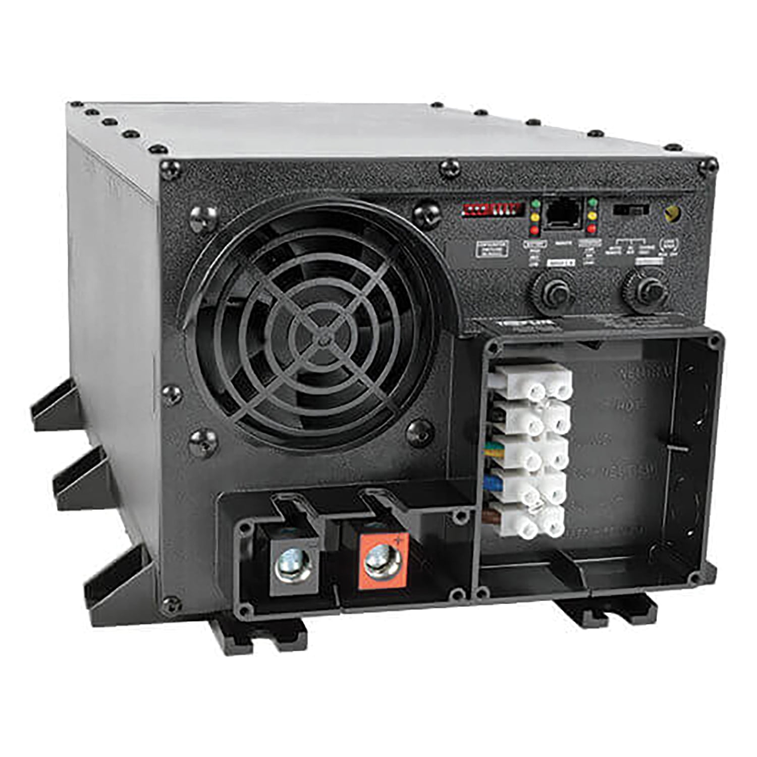 Tripp Lite by Eaton PowerVerter APS 2,400-Watt 24-Volt DC/120-Volt Inverter/Charger with Auto-Transfer Switching, APS2424, APS2424