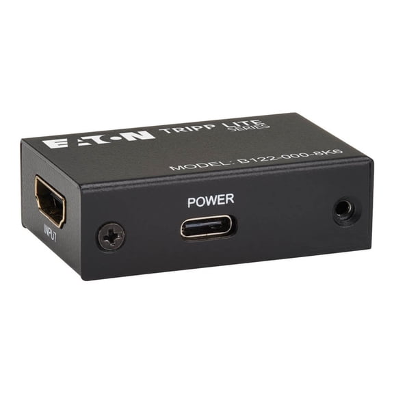 Tripp Lite series 8K HDMI Signal Booster/Extender [F/F] - 8K 60 Hz, 4K 120 Hz, 4:4:4, HDR10+, Up to 10 m [32.8 ft.] (b122-000-8k6)