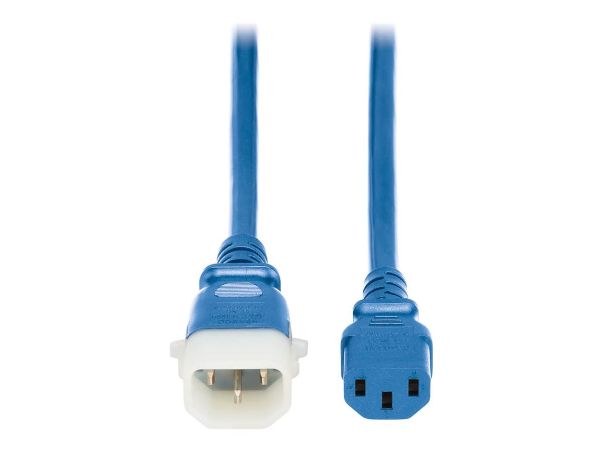Tripplite P005-E04-ABL-6 Pdu Power Cords C13 P-lock C14 Cabl Heavy-duty 15a 250v 4ft Blue 6 Pack