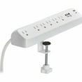 thumbnail image 1 of Eaton Tripp Lite Series Protect It! 6-Outlet Surge Protector with USB-A and USB-C Charging Ports, 5-15R Outlets, 900 Joules, Desk Clamp, 6 ft. (1.8 m) Cord, White, 1 of 12