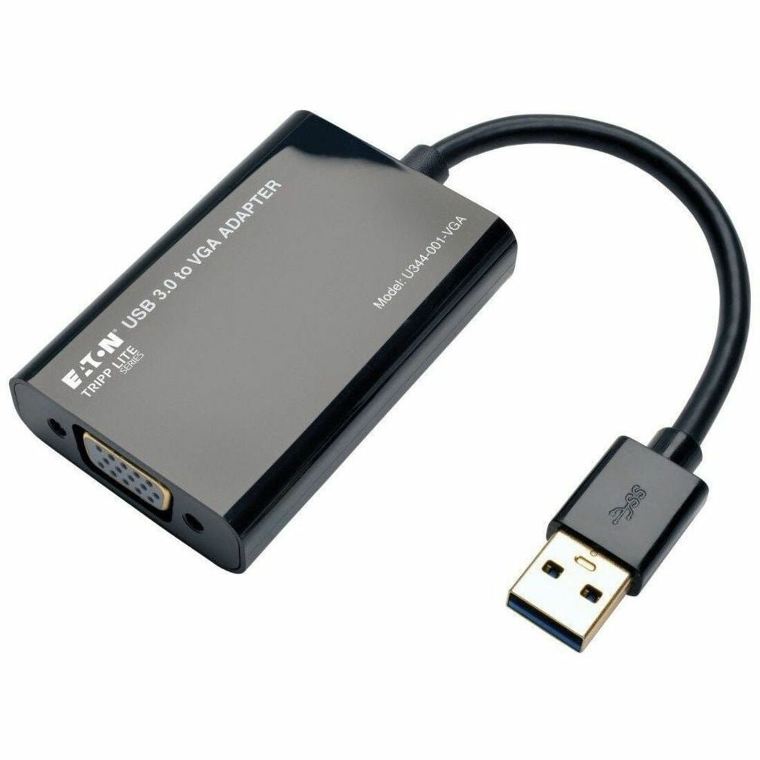 TrippLite External Video Adapter USB 3.0 SuperSpeed to VGA, 512 MB DDR2 SDRAM, 2048x1152 Max Resolution, Display Lin