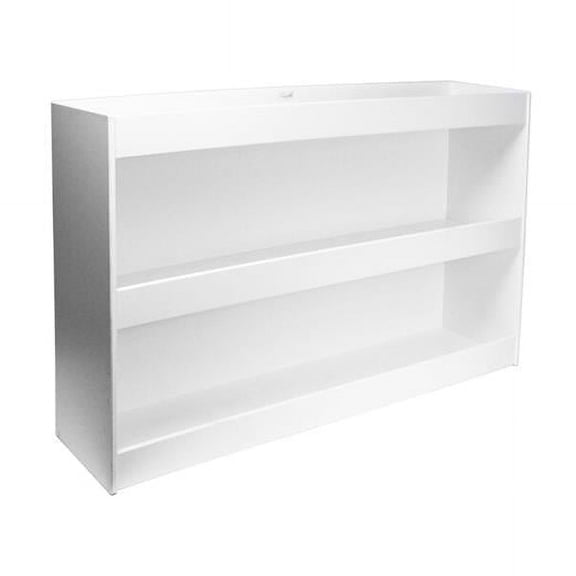 TrippNT 50113 Straight Triple Safety Shelf, White