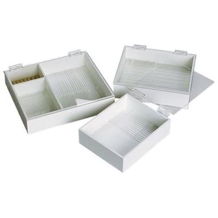 TrippNT 50145 Pipette Box with Lid, White - Large