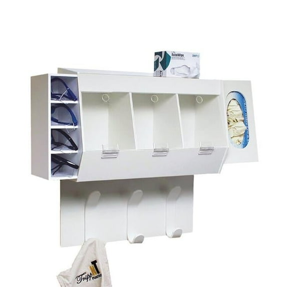 TrippNT 50193 Lab Entry Changing Station, White