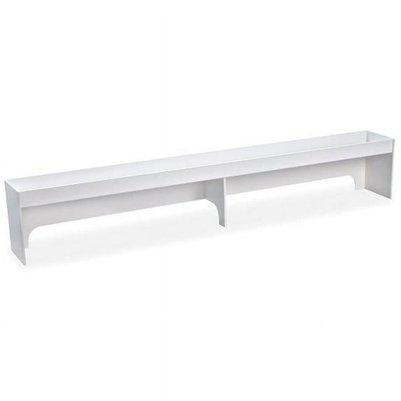 TrippNT 50216 4 ft. PVC Fume Hood Shelf, White