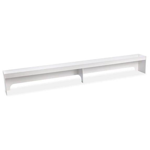TrippNT 50217 5 ft. PVC Fume Hood Shelf, White