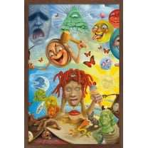 Trippie Redd - Art Wall Poster, 22.375" x 34", Framed